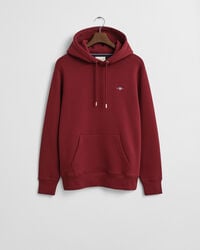 shield hoodie - plumped red