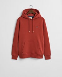 shield hoodie - modern rust