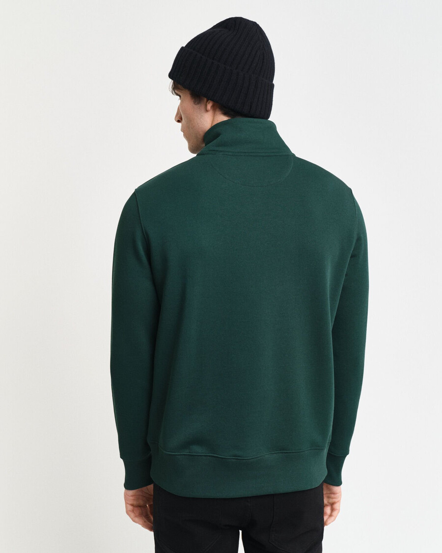 shield halfzip sweatshirt - tartan green