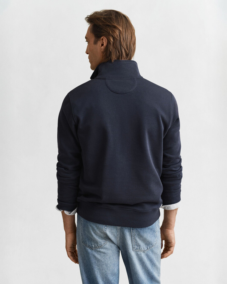 shield halfzip sweatshirt - evening blue
