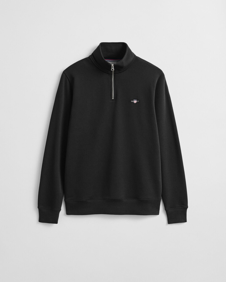 shield halfzip sweatshirt - black
