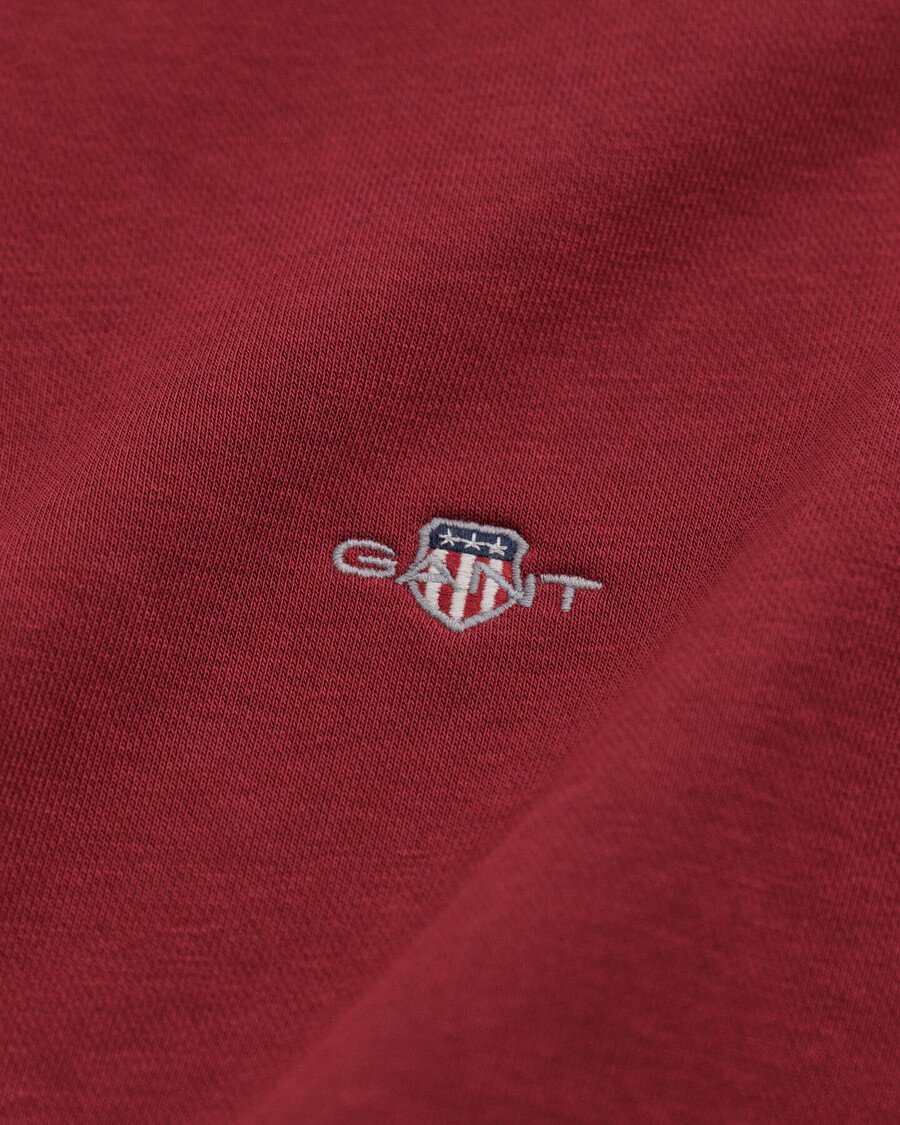 shield halfzip sweatshirt - plumped red