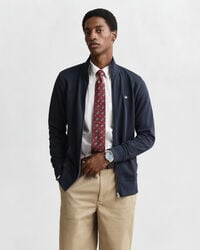shield zip sweatshirt - evening blue