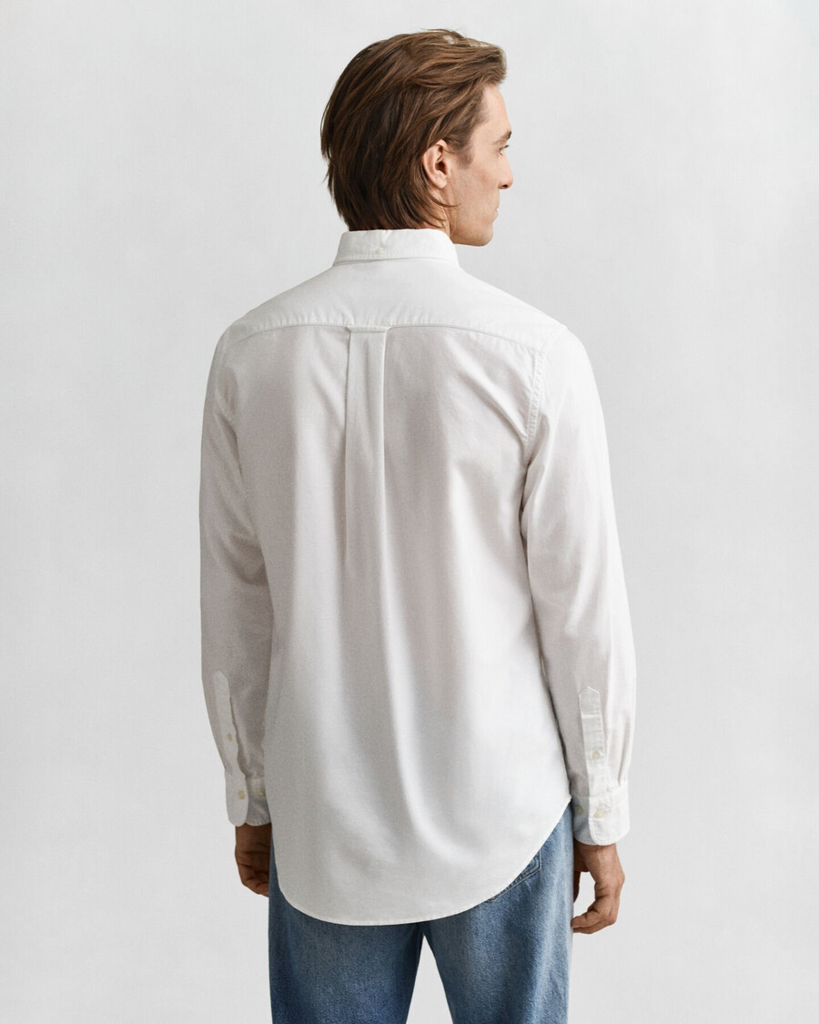 regular fit classic oxford shirt - white