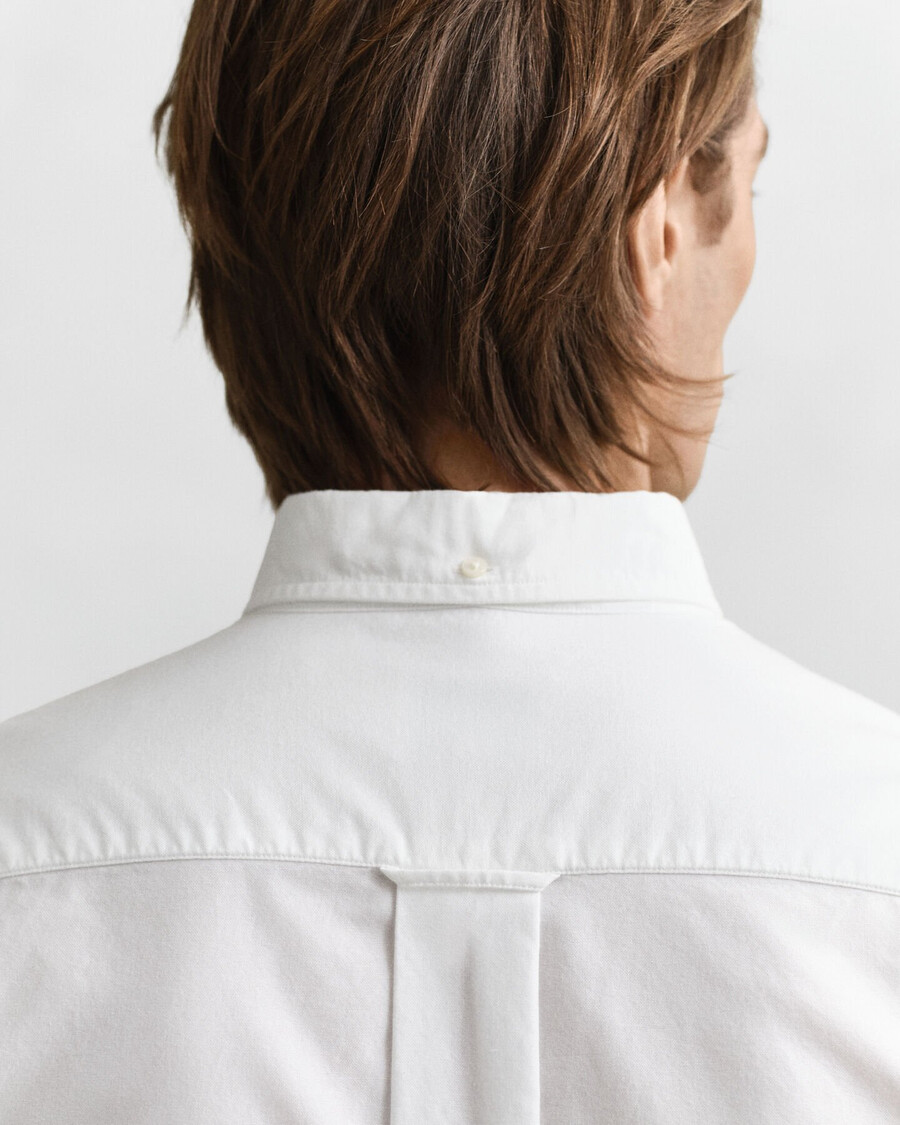 regular fit classic oxford shirt - white