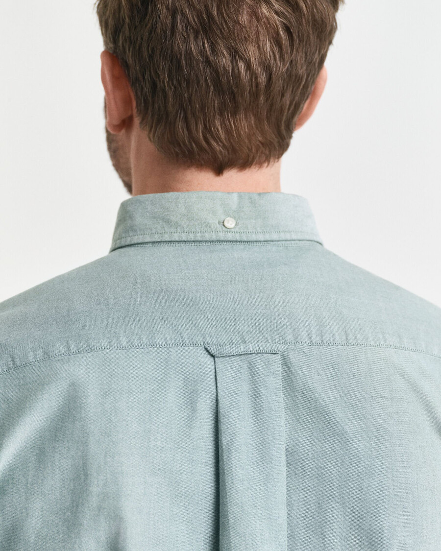 regular fit classic oxford shirt - forest green