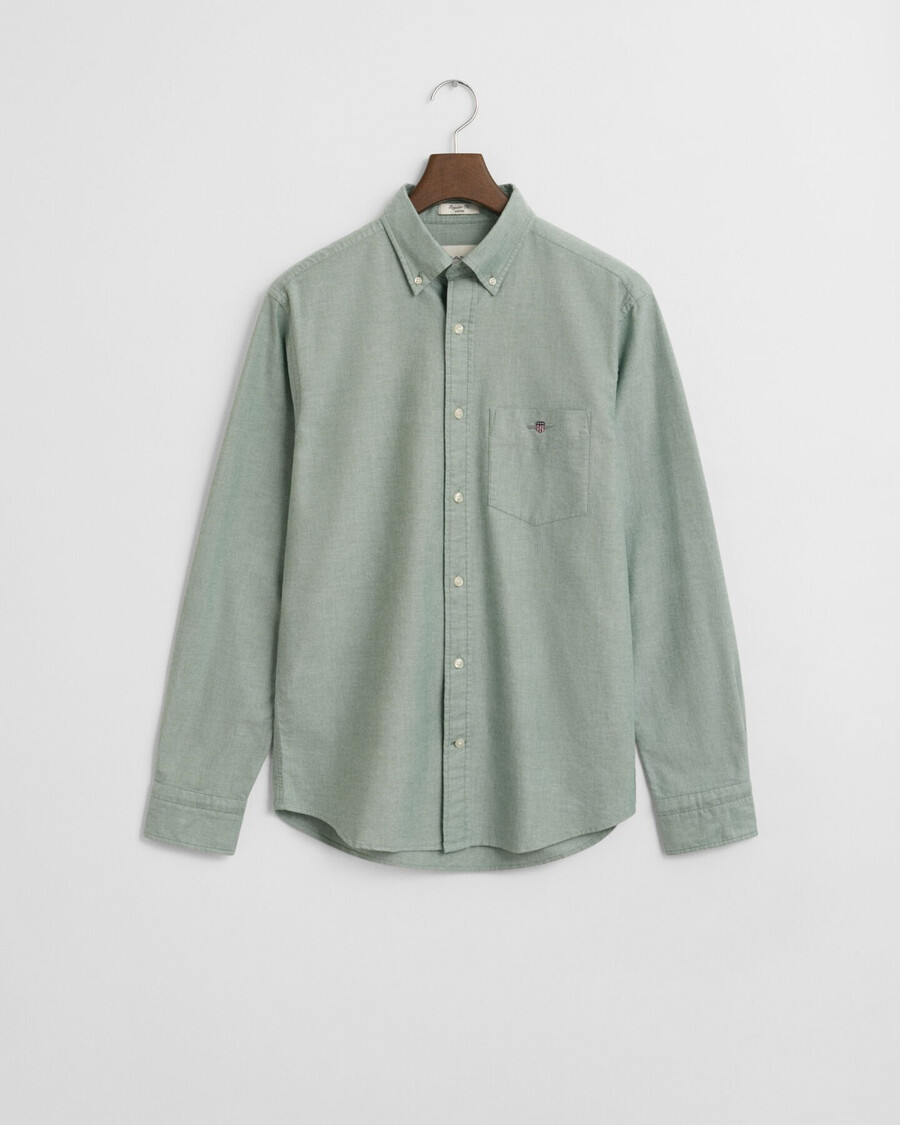 regular fit classic oxford shirt - forest green