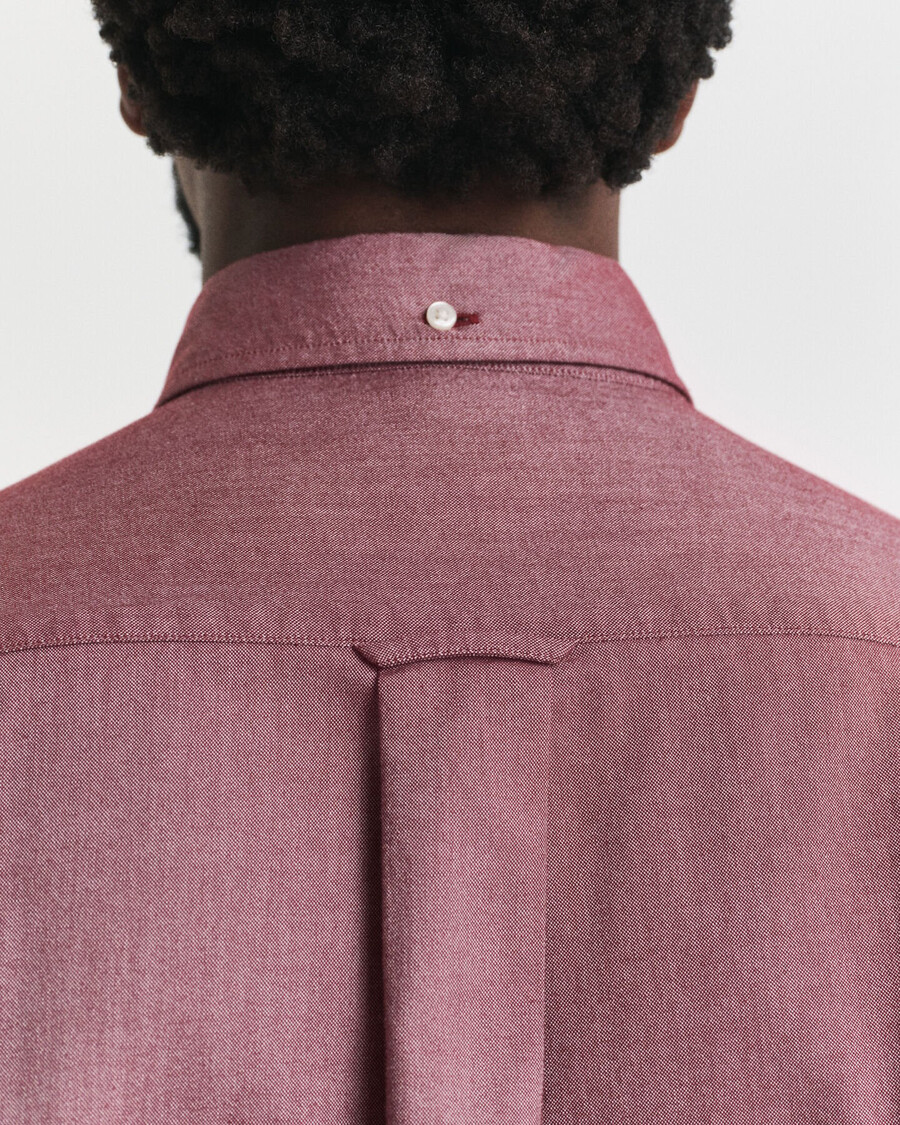 regular fit classic oxford shirt - plumped red