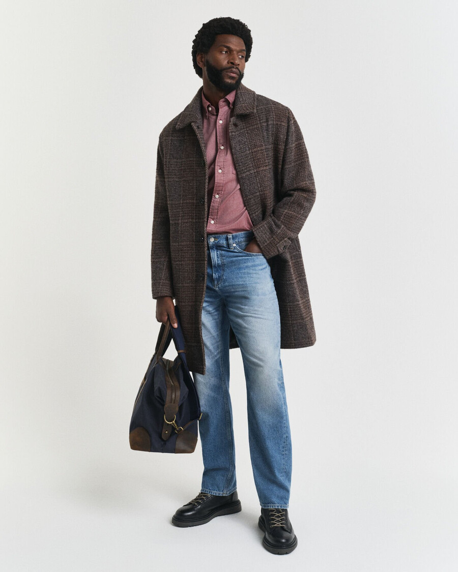 regular fit classic oxford shirt - plumped red