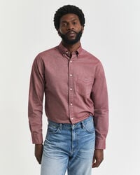 regular fit classic oxford shirt - plumped red