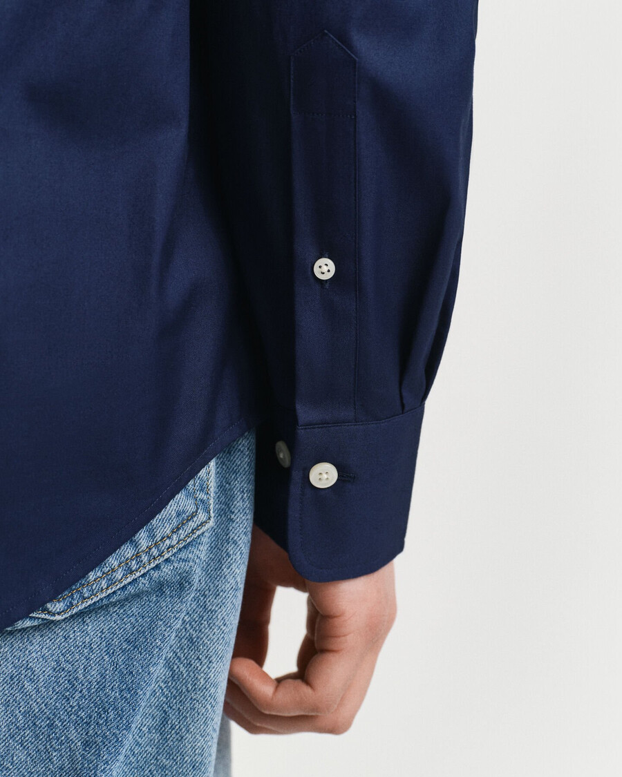 regular fit pinpoint oxford shirt - marine