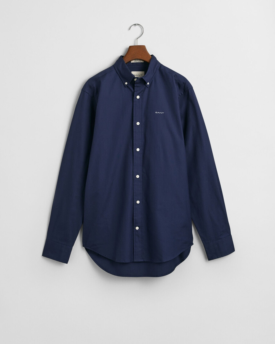 regular fit pinpoint oxford shirt - marine