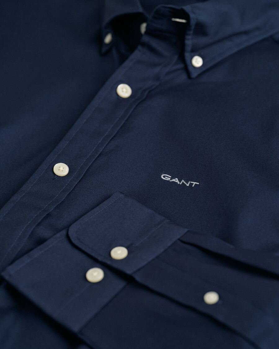 regular fit pinpoint oxford shirt - marine