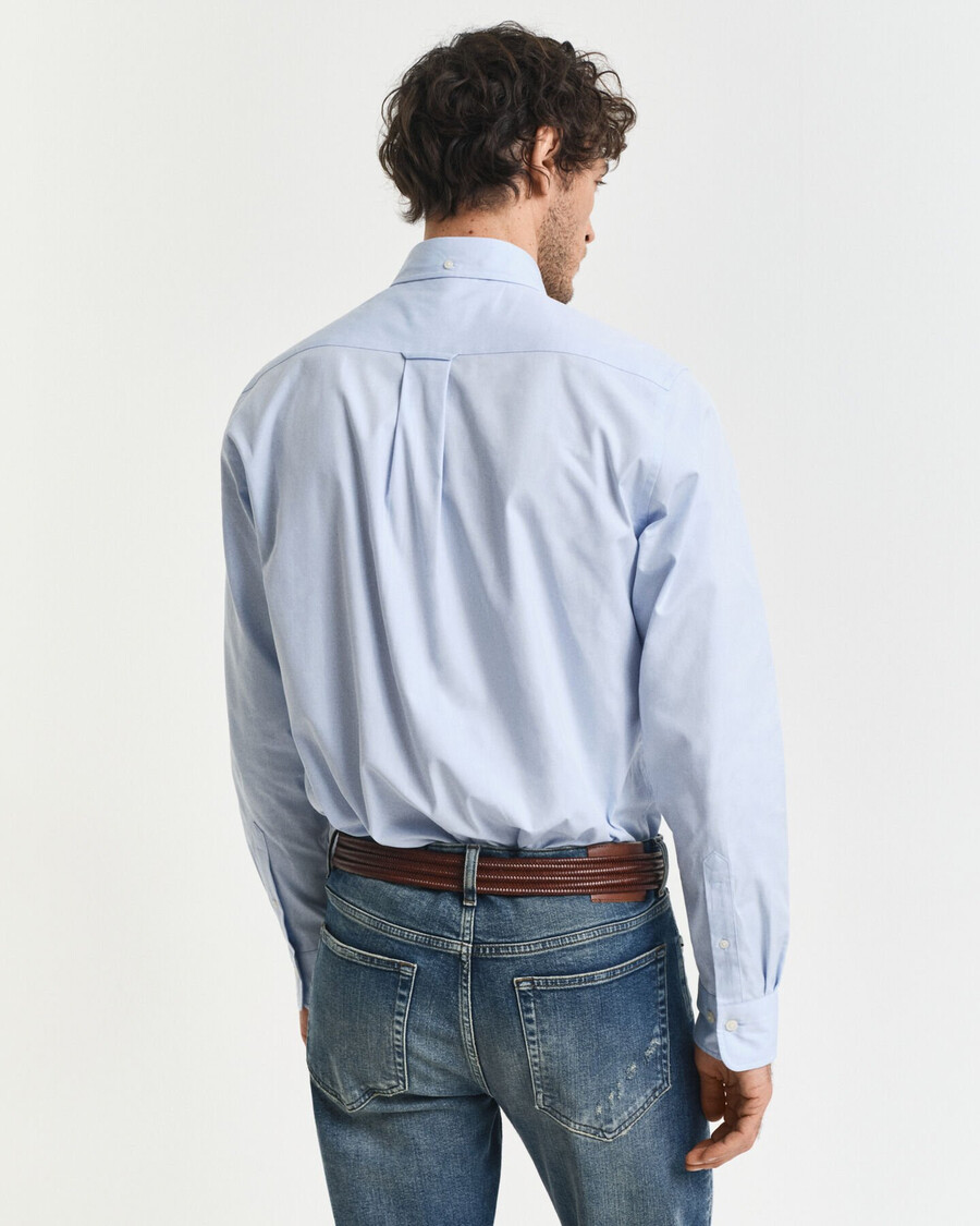 regular fit pinpoint oxford shirt - light blue