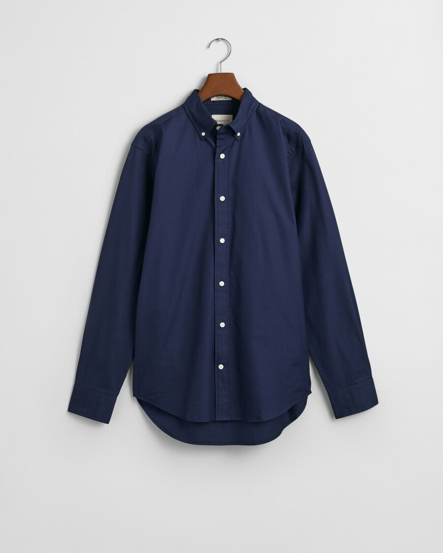 regular fit pinpoint oxford shirt - marine