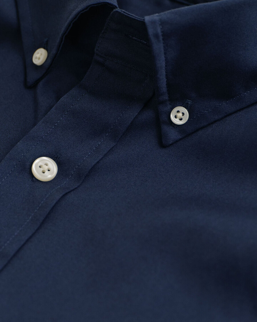 regular fit pinpoint oxford shirt - marine