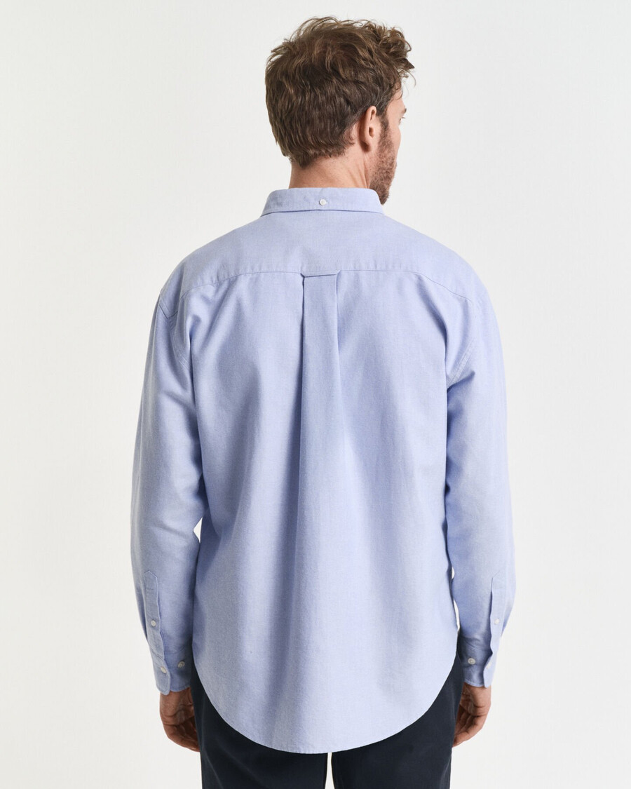 relaxed fit heritage oxford shirt - myosotis blue