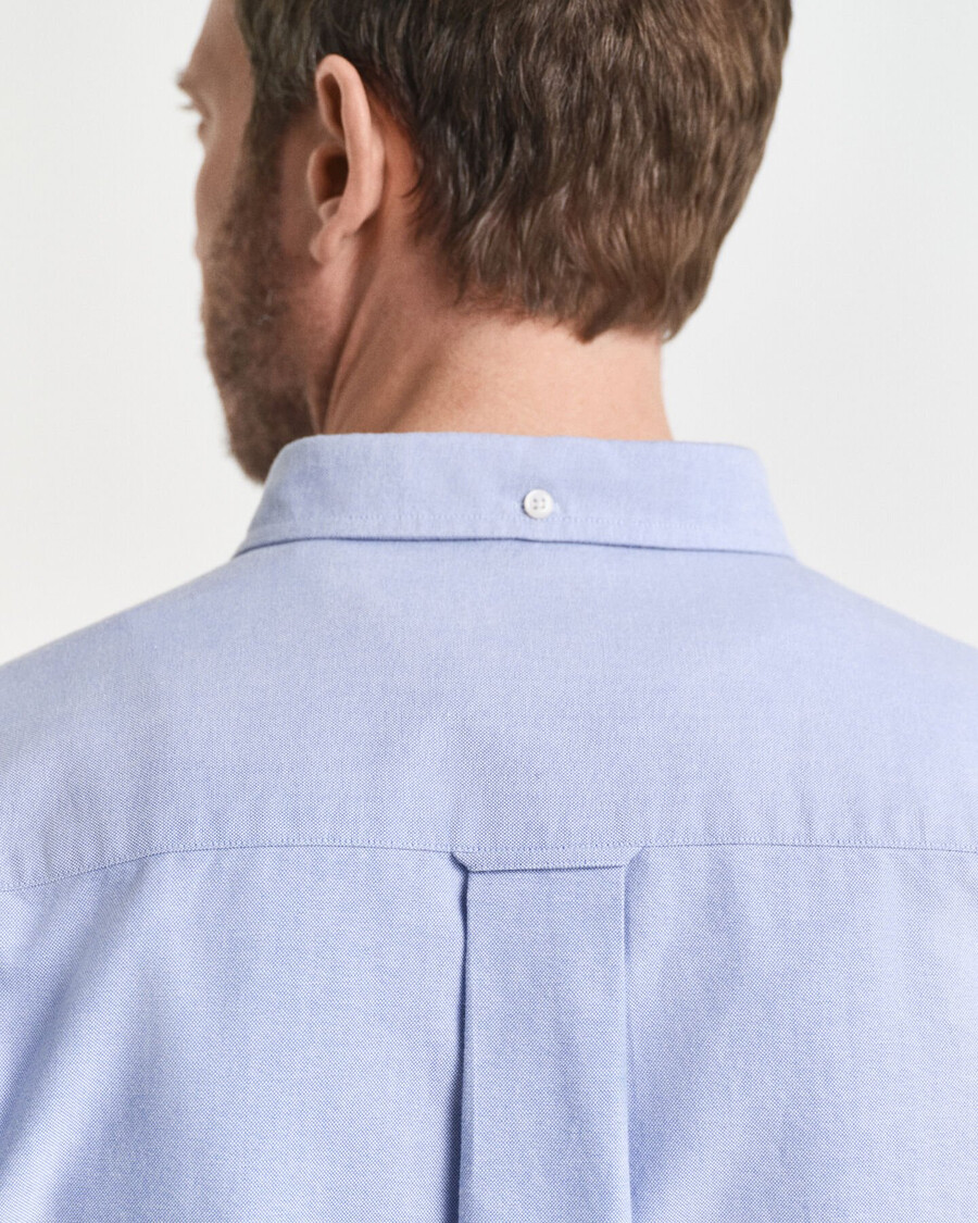 relaxed fit heritage oxford shirt - myosotis blue