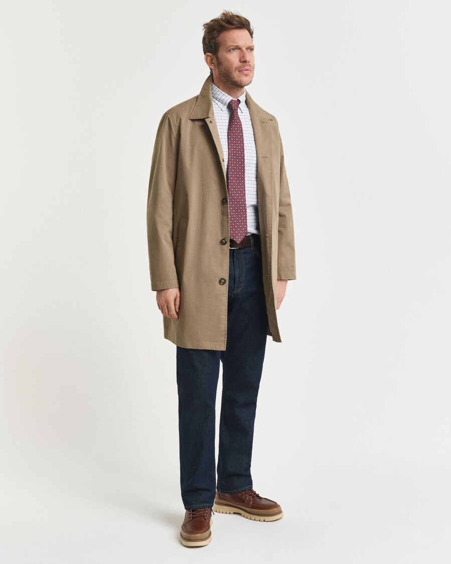 regular fit tattersall classic oxford shirt - light blue