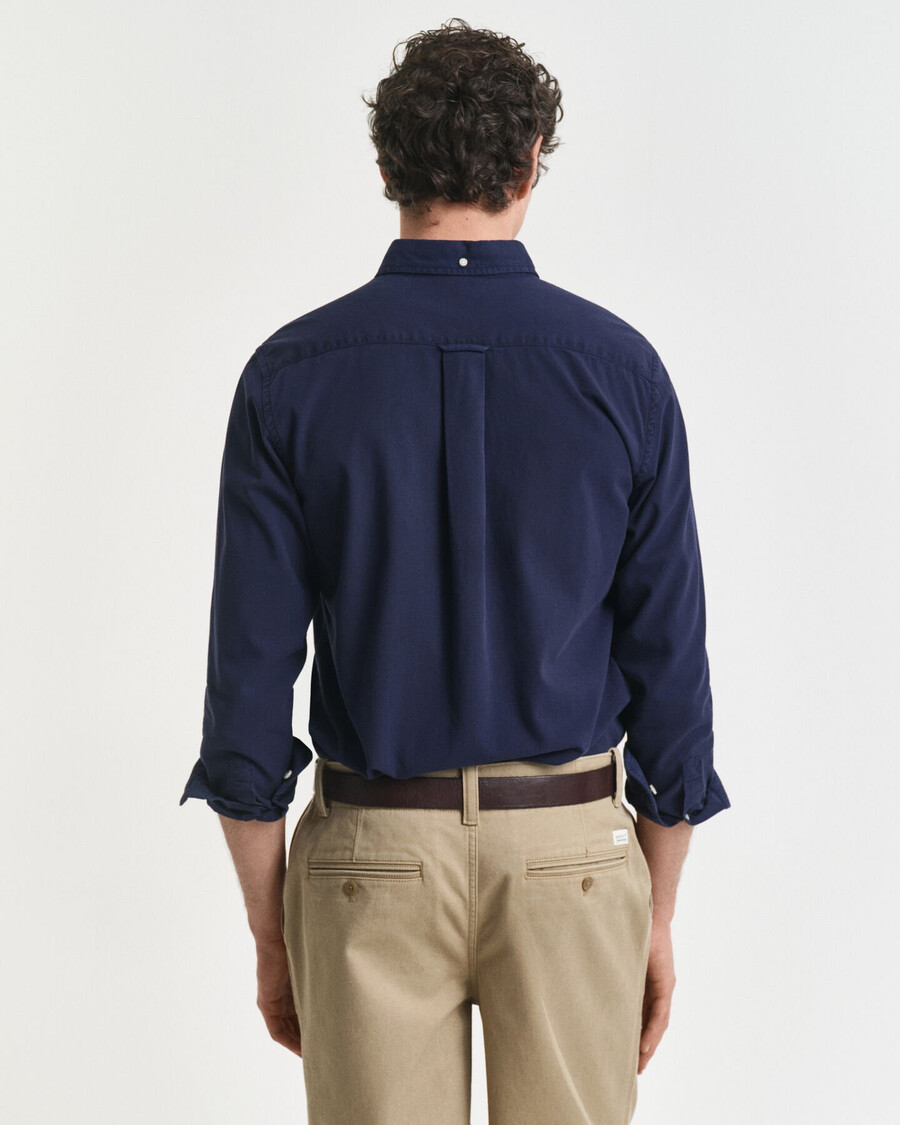 regular fit twill shirt - evening blue