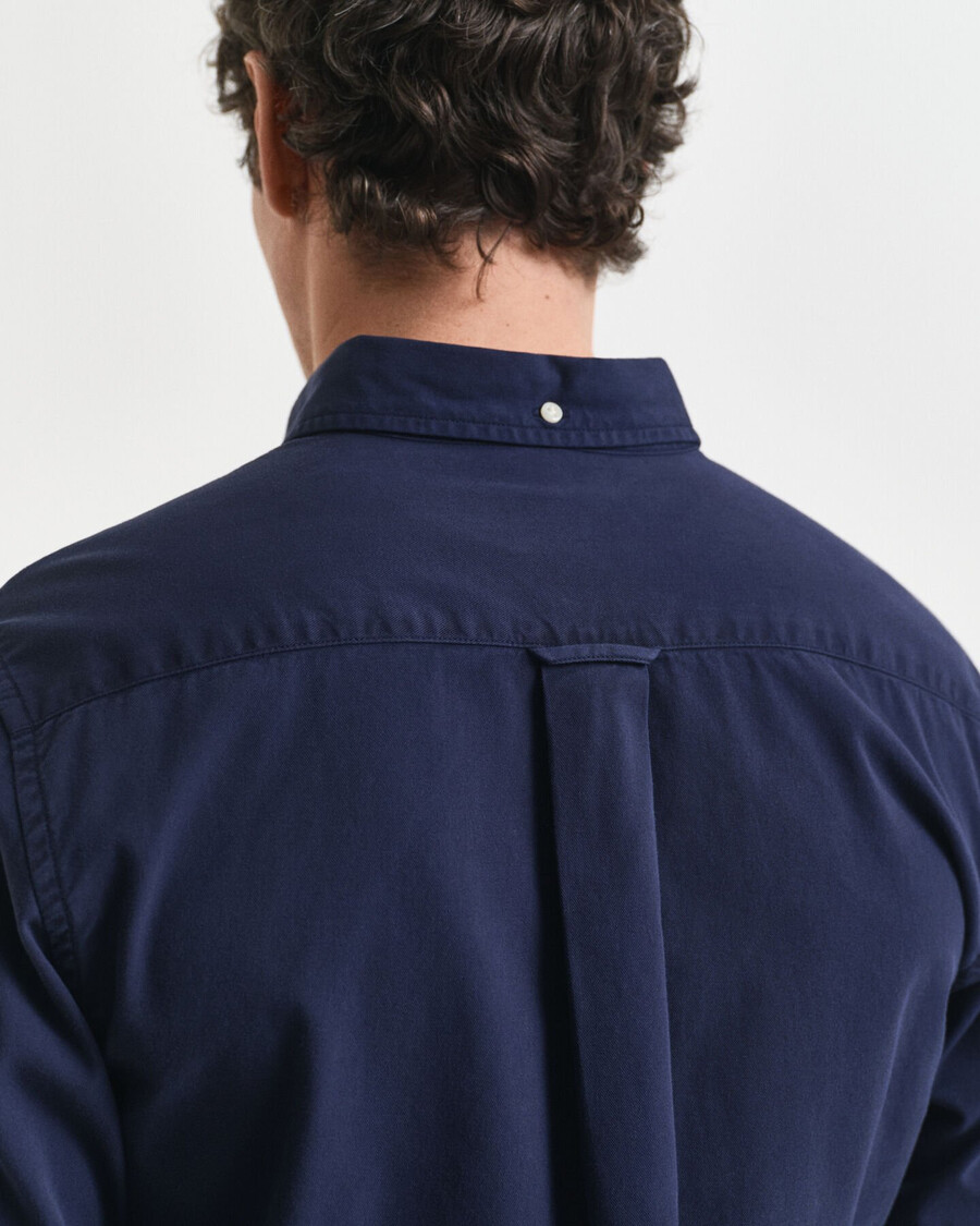 regular fit twill shirt - evening blue