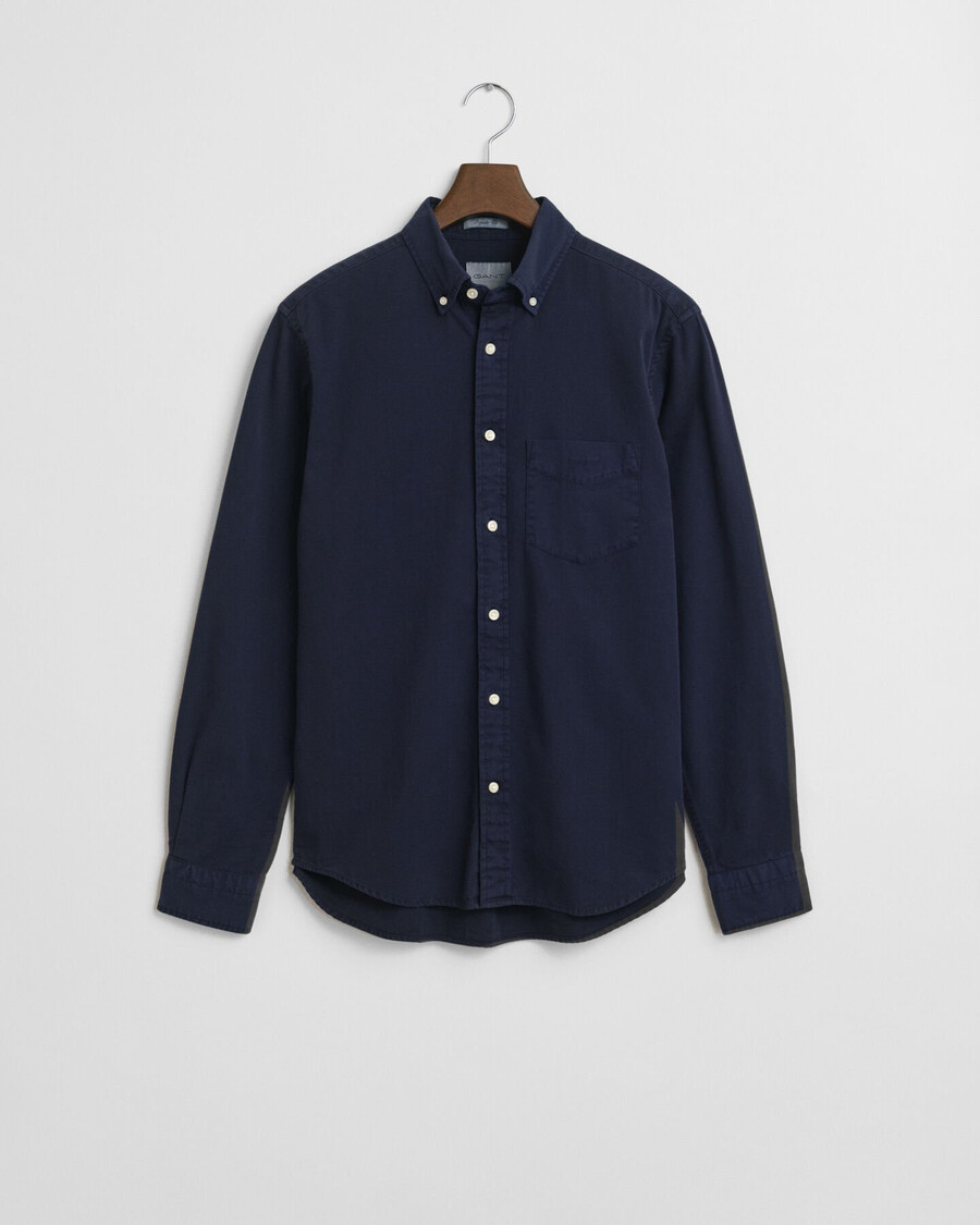 regular fit twill shirt - evening blue