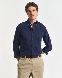 regular fit twill shirt - evening blue