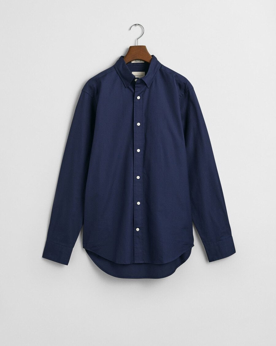 regular fit pinpoint oxford shirt - marine