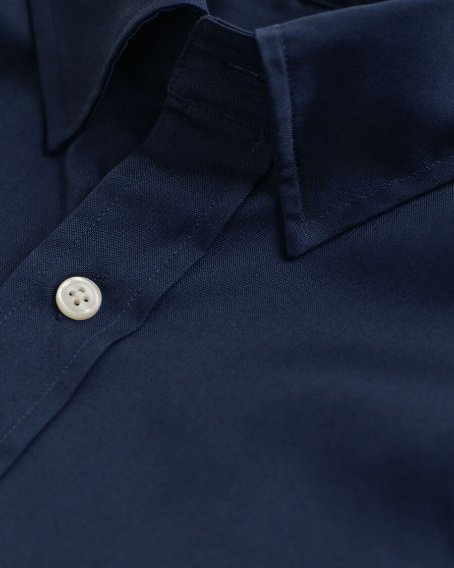 regular fit pinpoint oxford shirt - marine