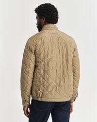 quilted windcheater - light taupe
