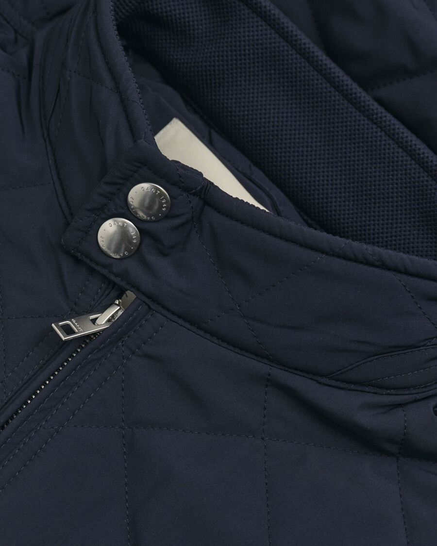 quilted windcheater - evening blue
