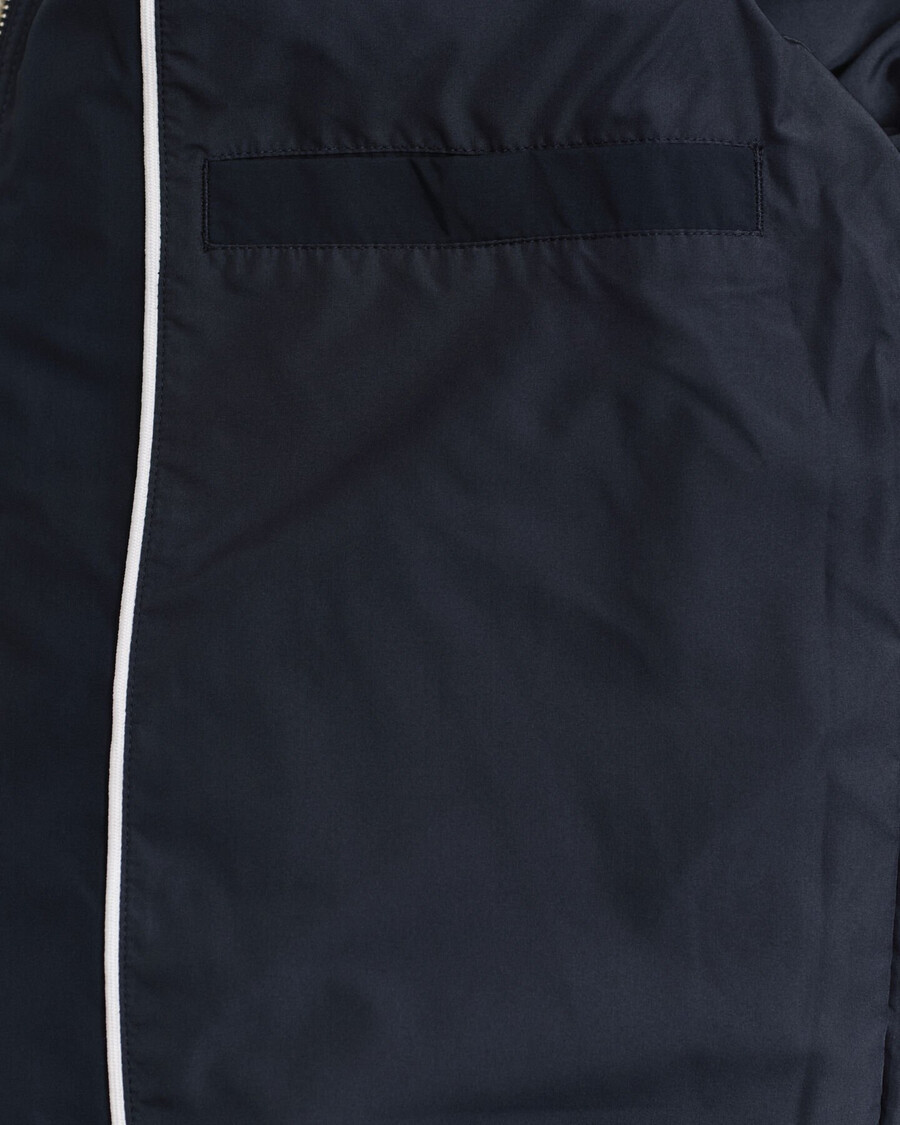 quilted windcheater - evening blue