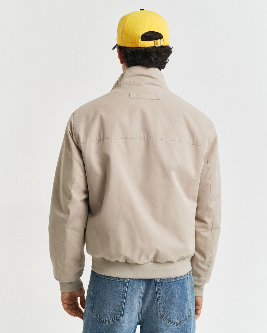padded hampshire jacket - concrete beige
