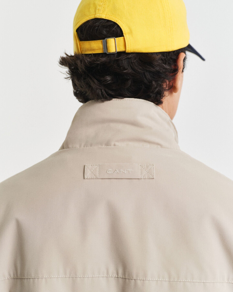 padded hampshire jacket - concrete beige