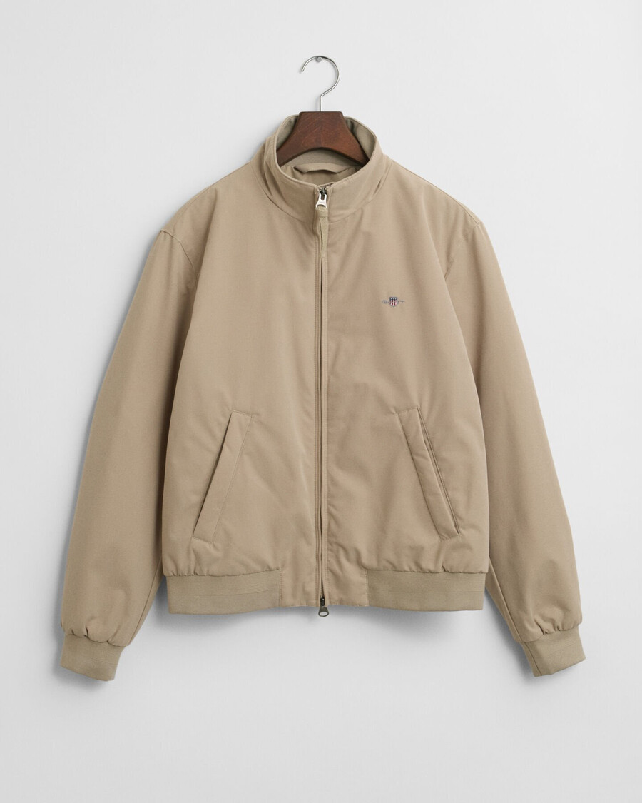 padded hampshire jacket - concrete beige