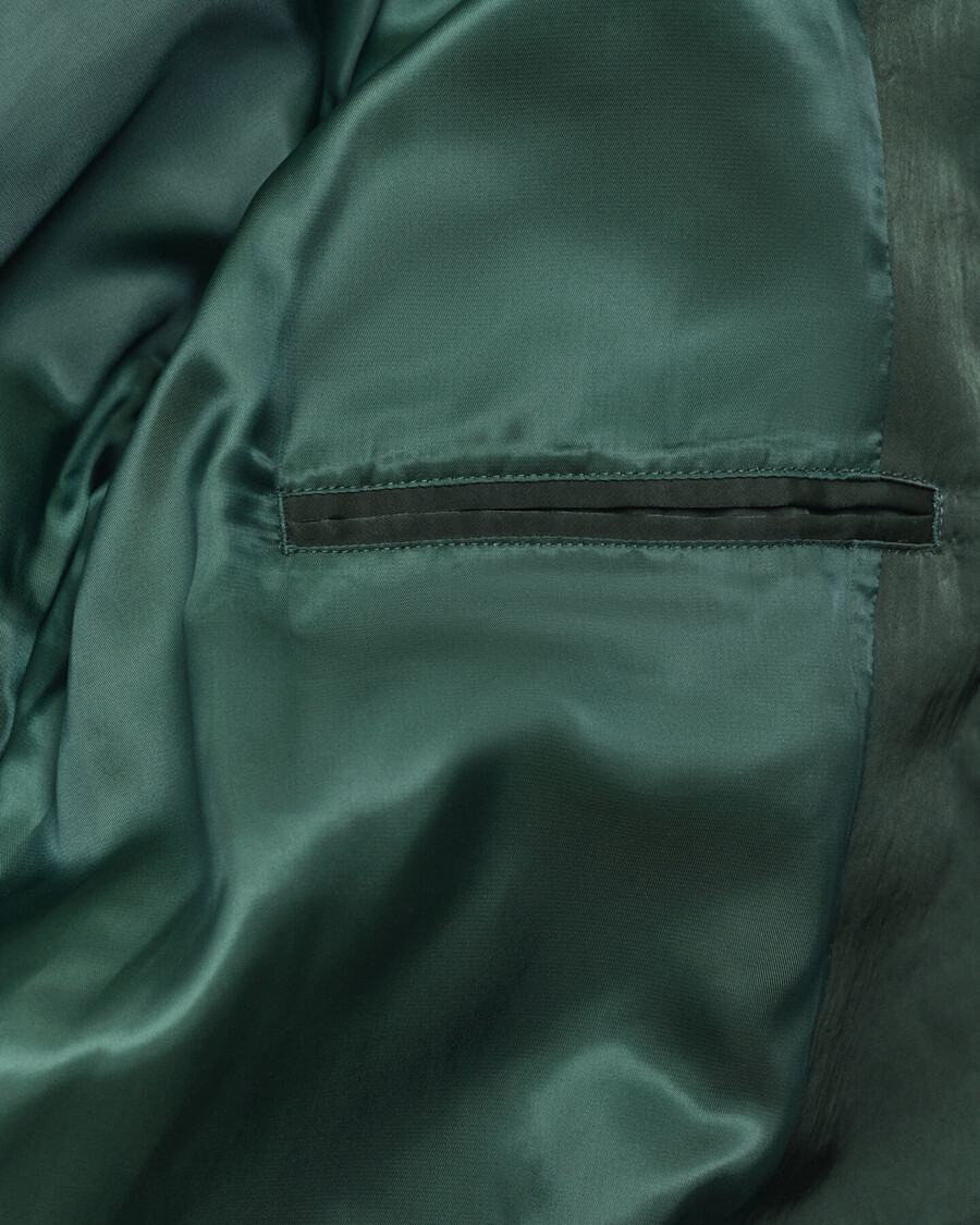 sport club varsity jacket - tartan green