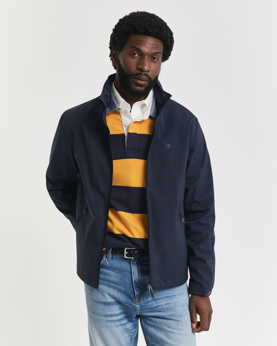 soft shell jacket - evening blue