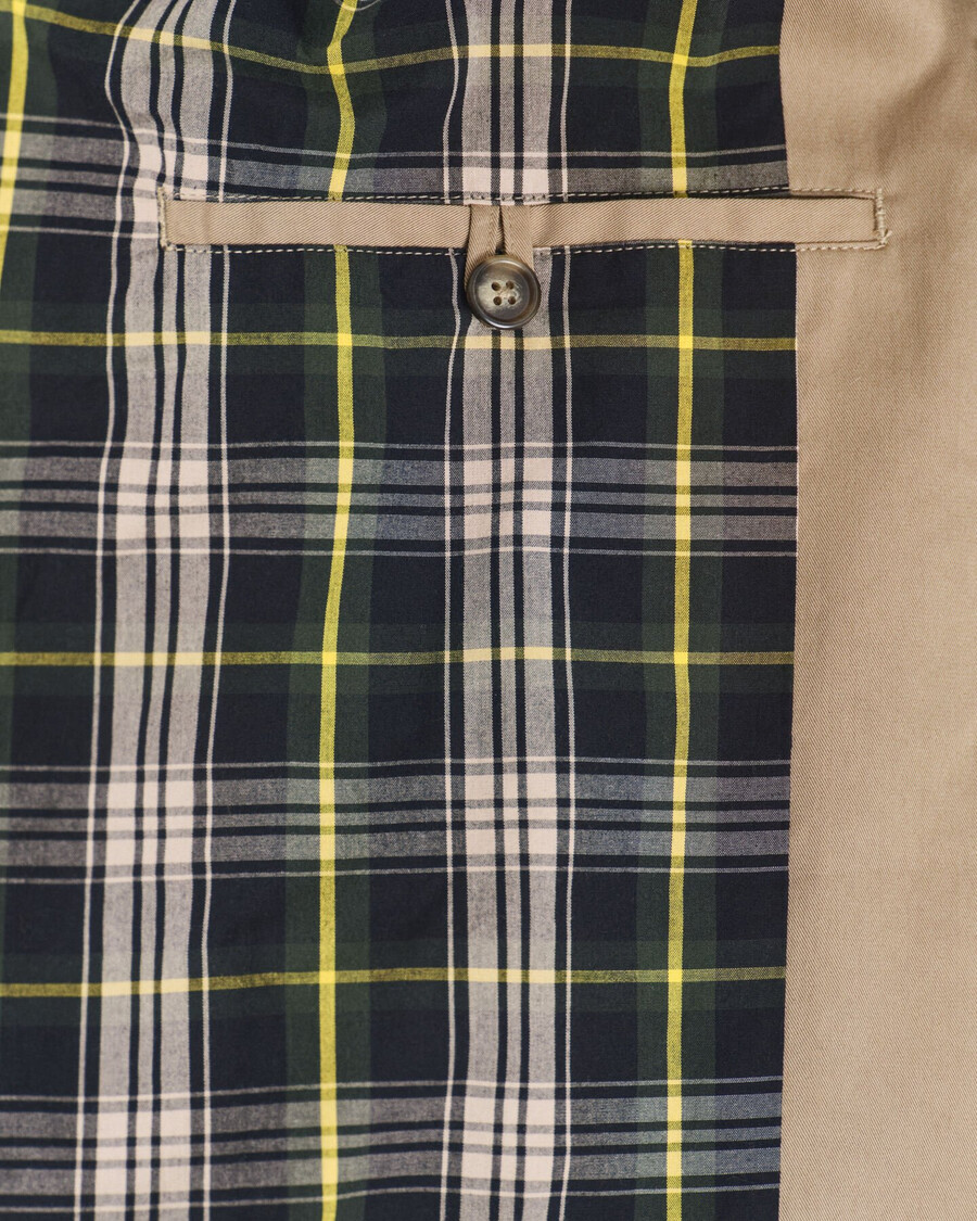 cotton car coat - light taupe