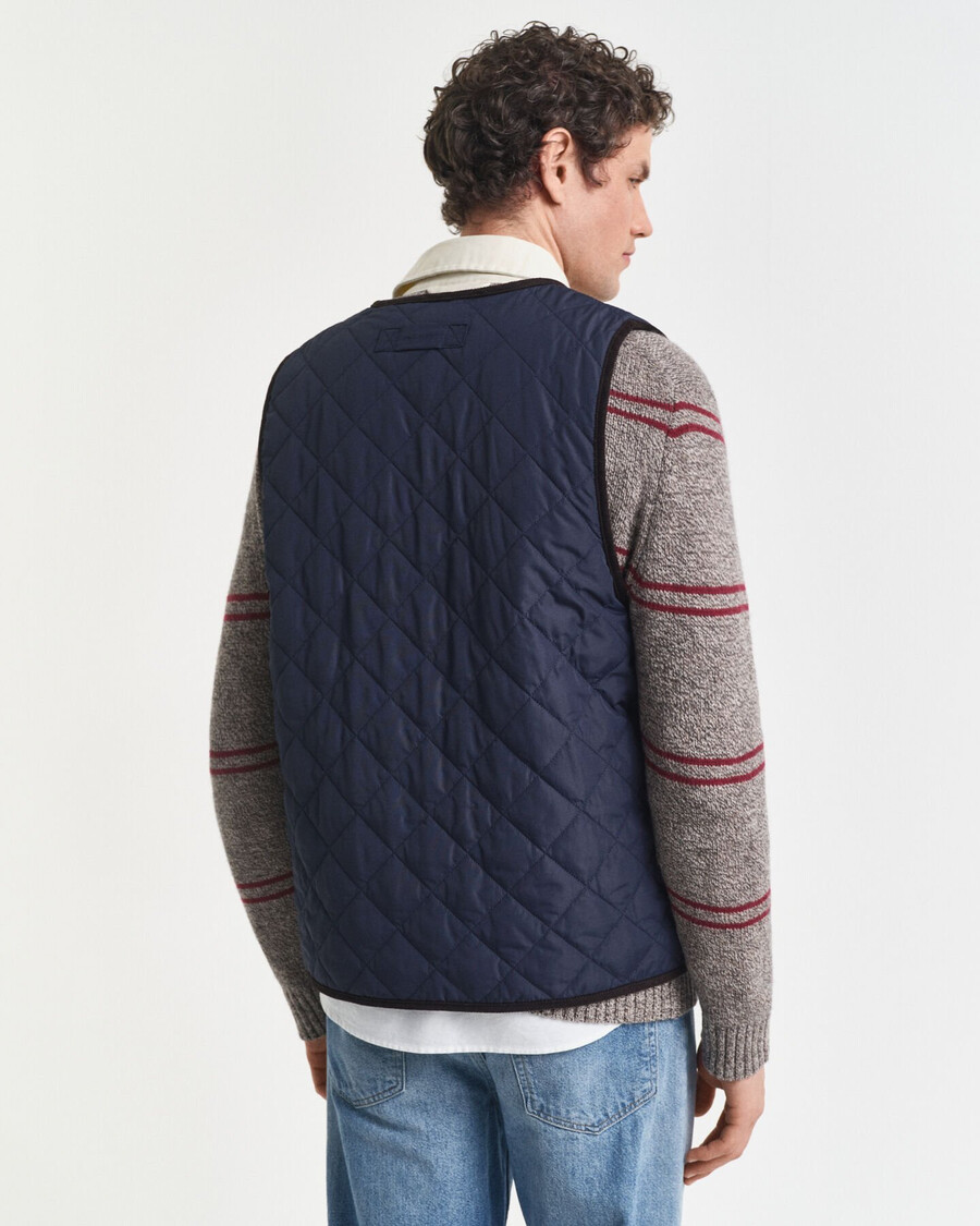 double decker jacket - evening blue