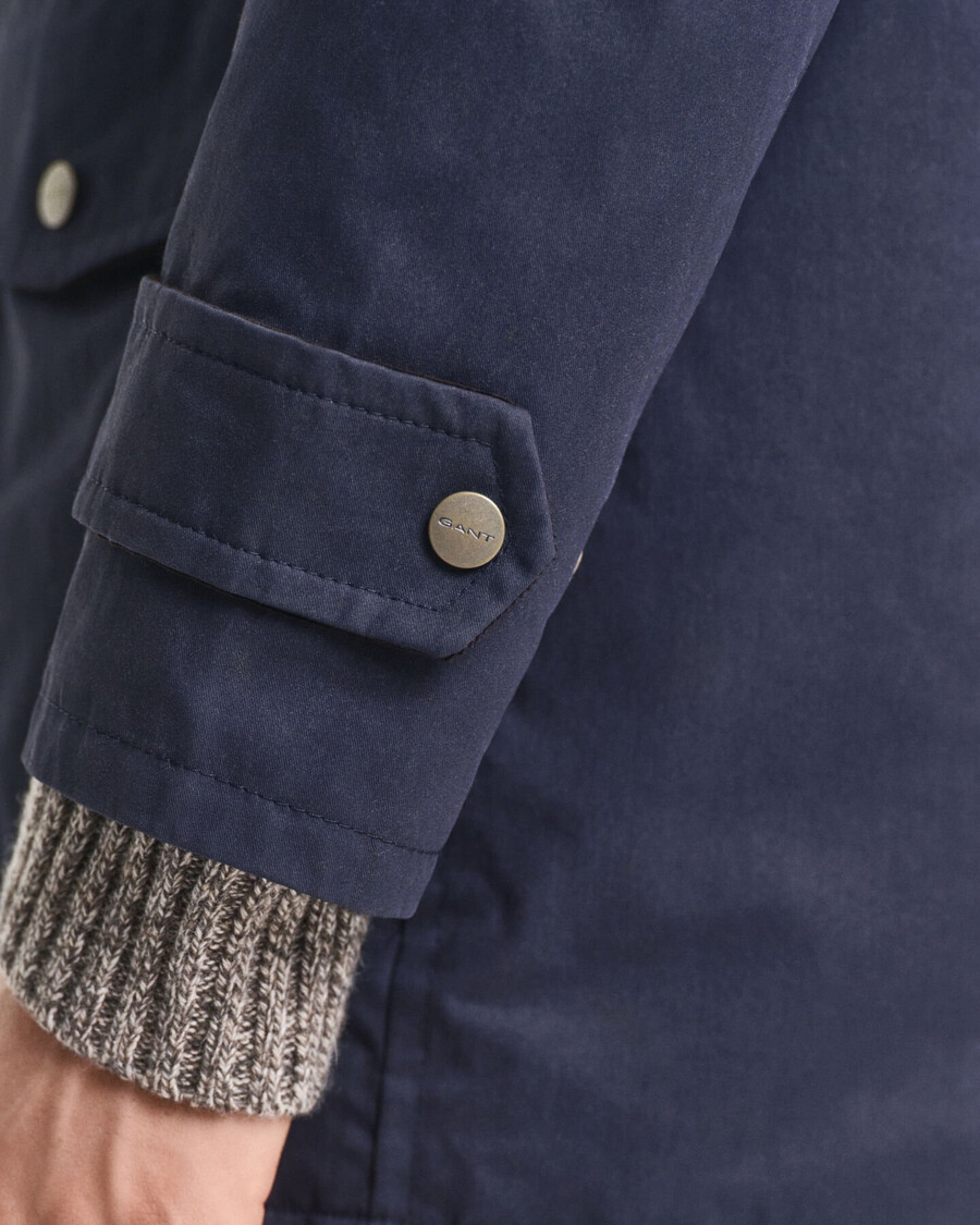 double decker jacket - evening blue