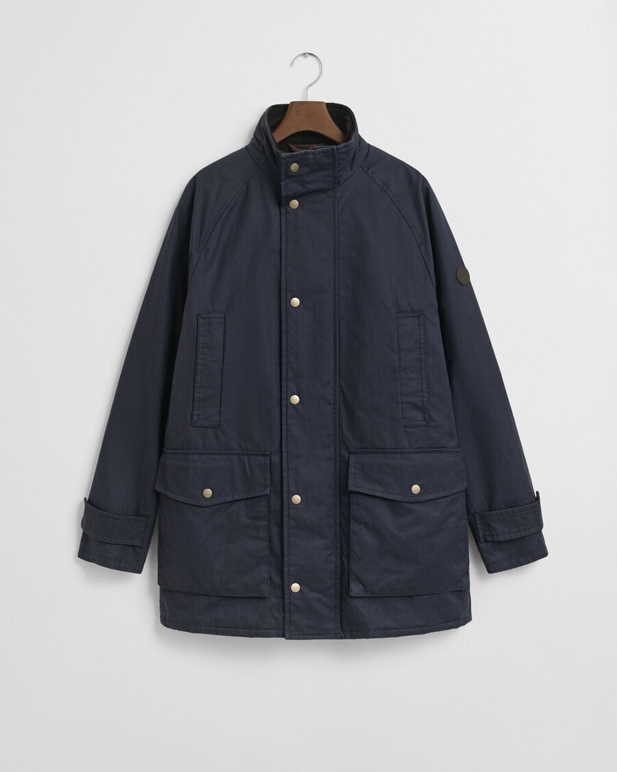 double decker jacket - evening blue