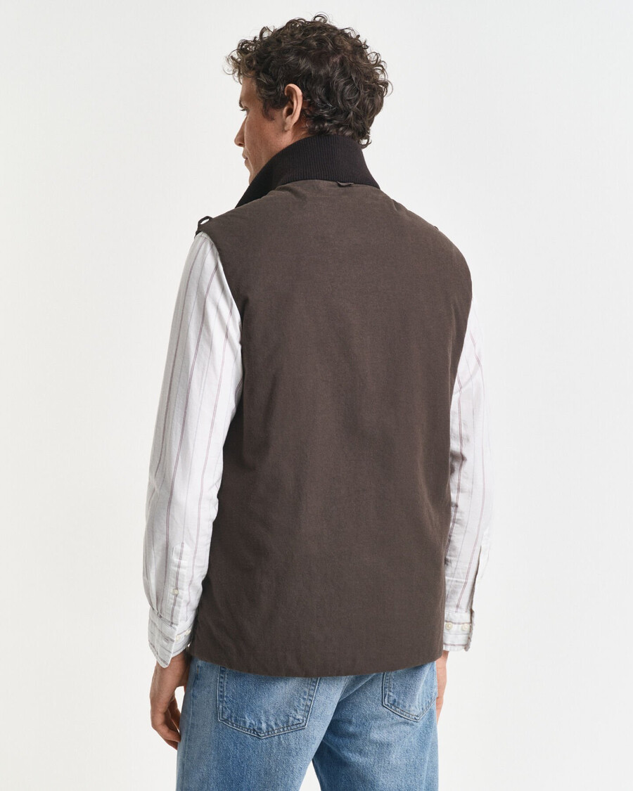 nubuck decker jacket - desert brown
