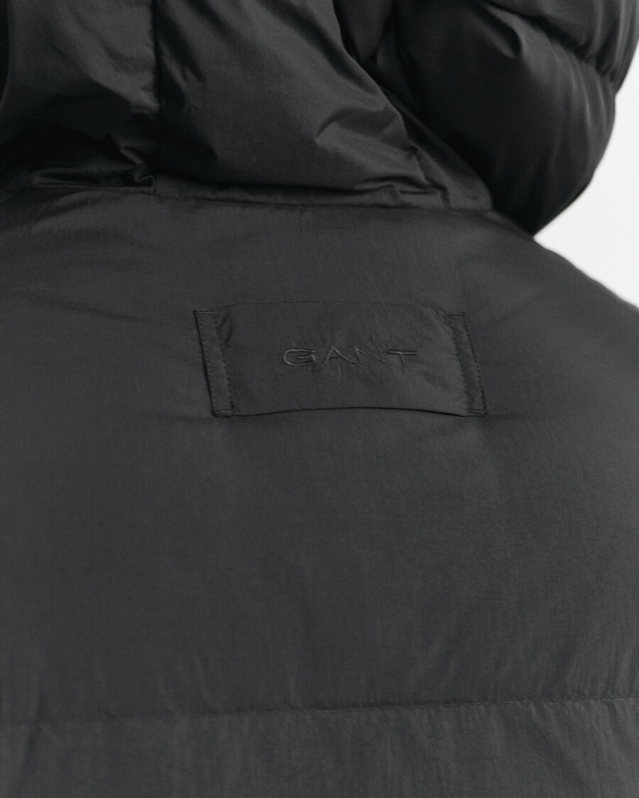 down puffer jacket - black