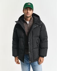down puffer jacket - black