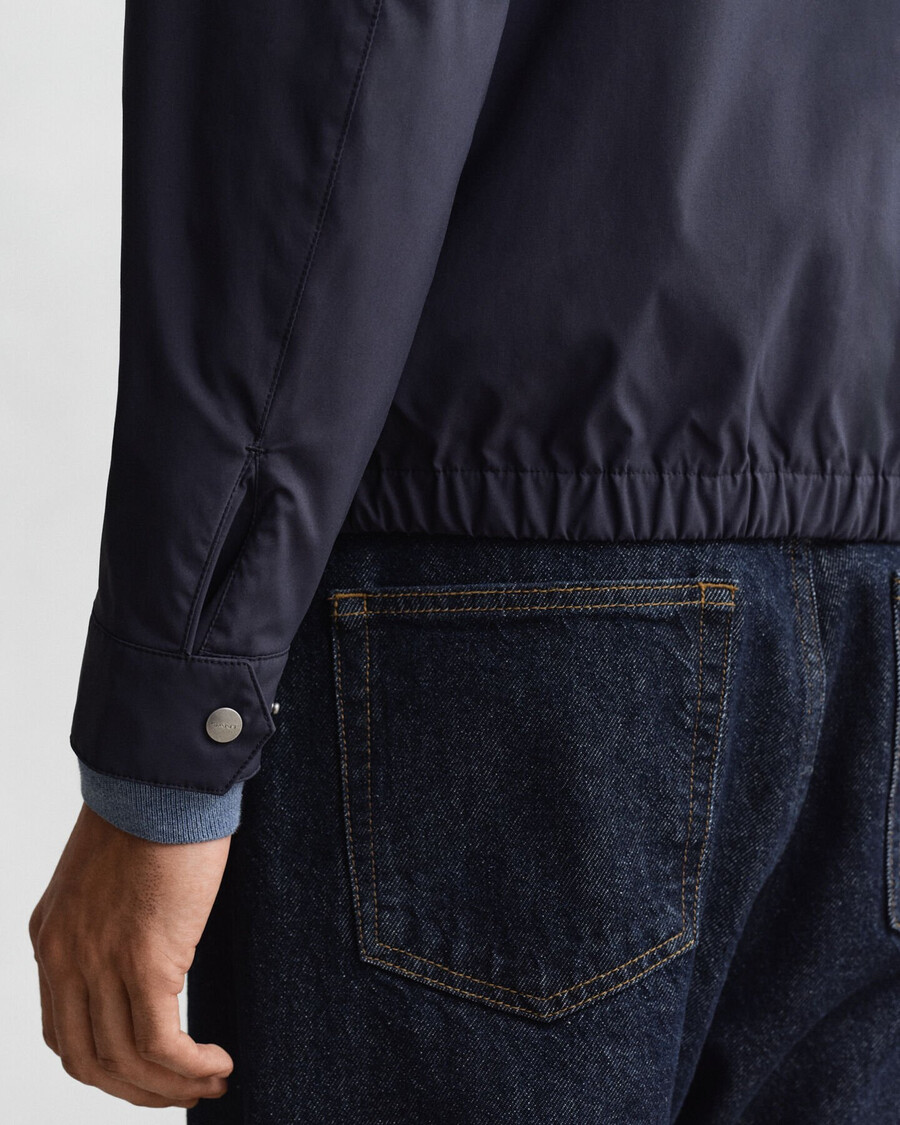 lightweight harrington jacket - evening blue