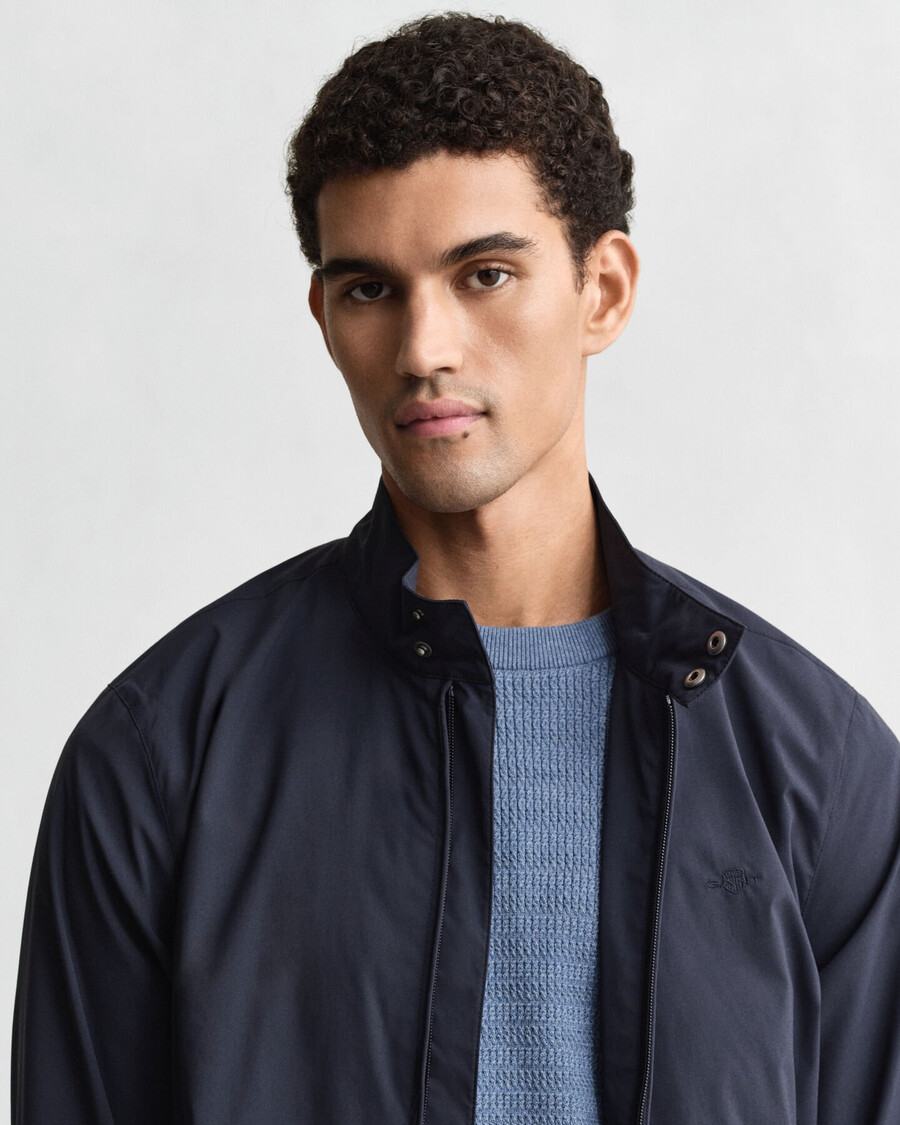 lightweight harrington jacket - evening blue