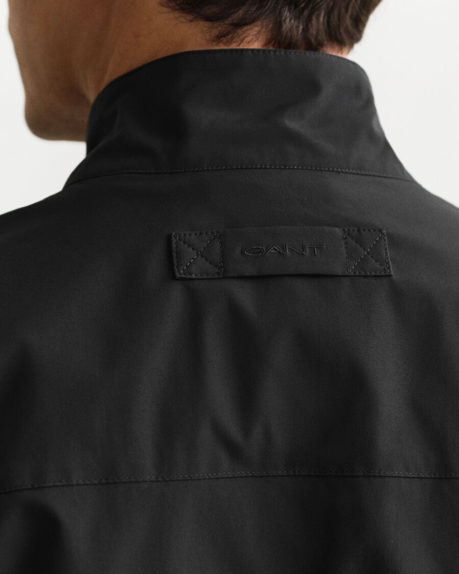 lightweight harrington jacket - black