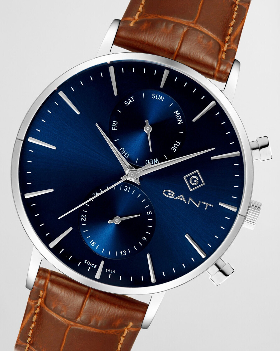 park hill daydate ii watch - bold blue