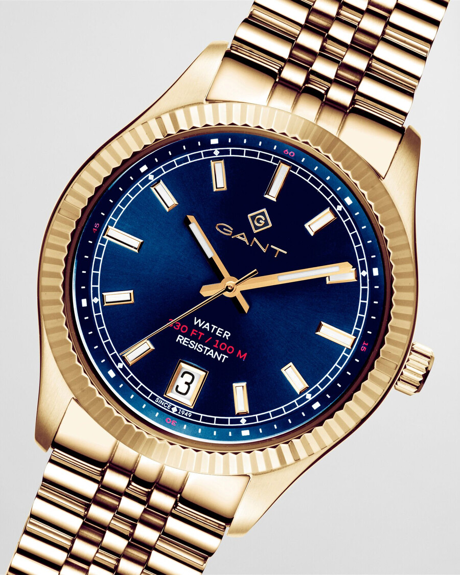 sussex 44 watch - bold blue