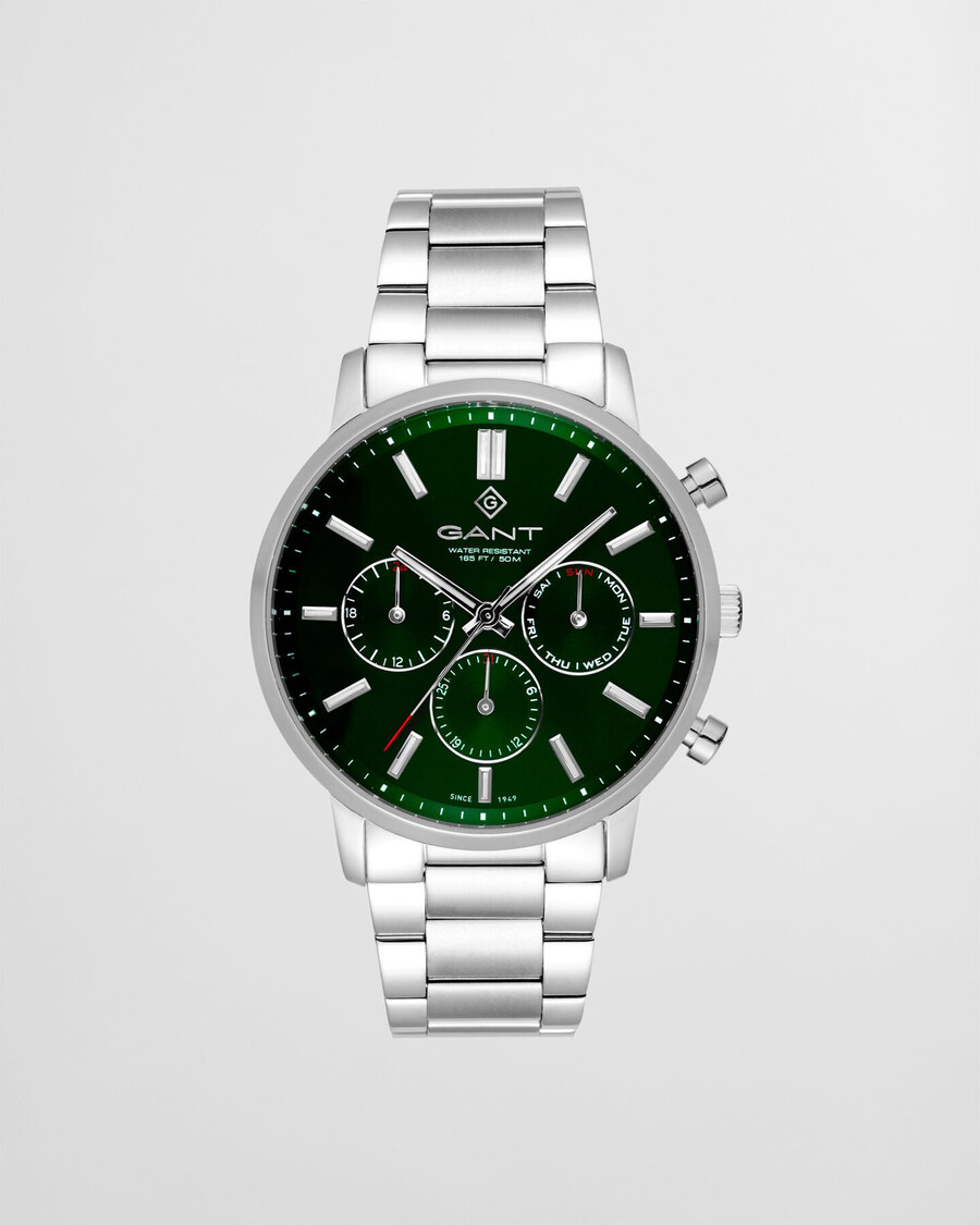 east hill daydate watch - forest green